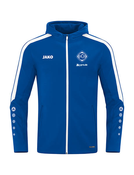 JAKO Kapuzenjacke Power inkl.Wappen und Vereinsname (Initialen optional)
