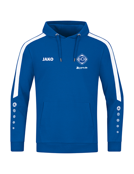 JAKO Kapuzensweat Power inkl.Wappen und Vereinsname (Initialen optional)
