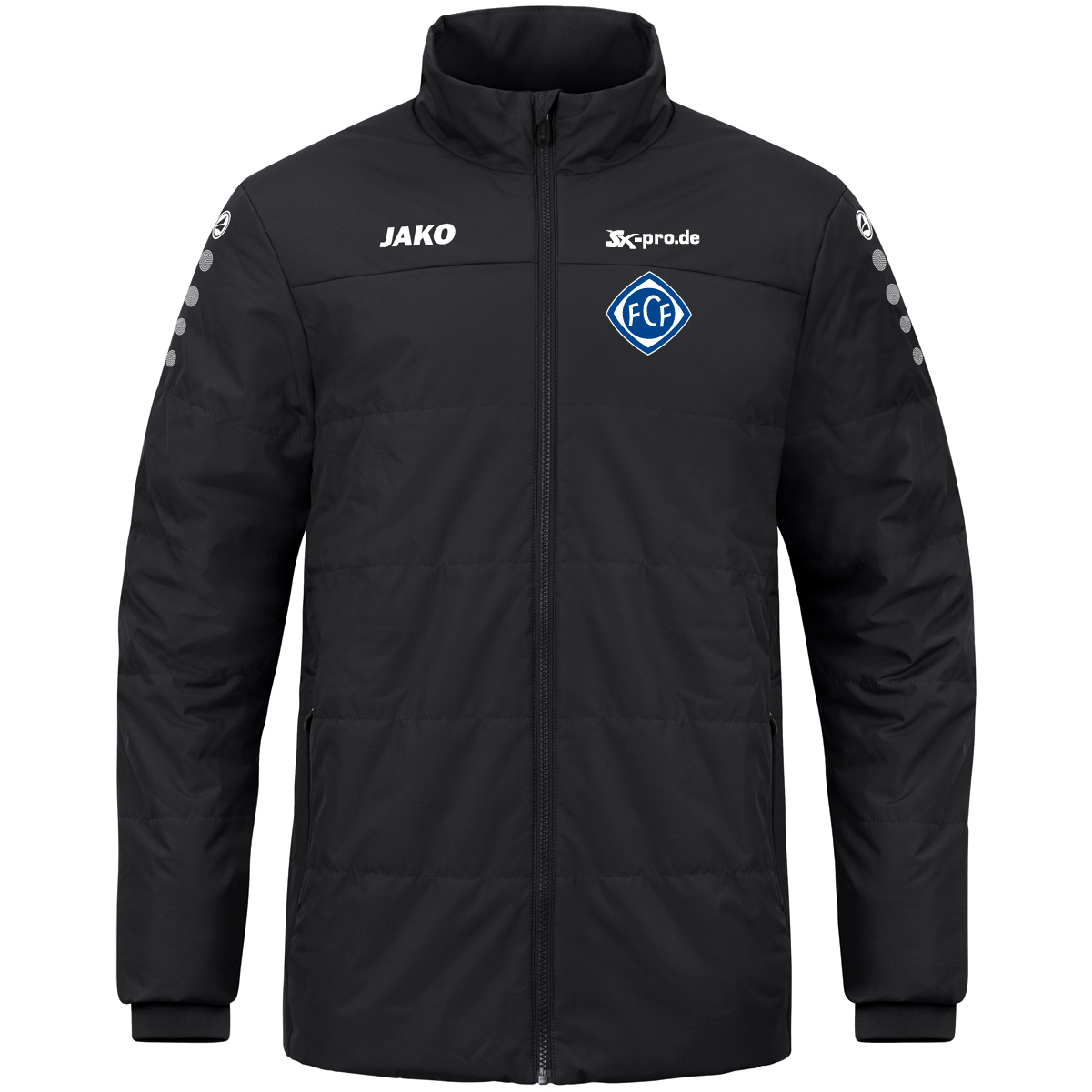 JAKO Coachjacke Team inkl.Wappen und Vereinsname (Initialen optional)